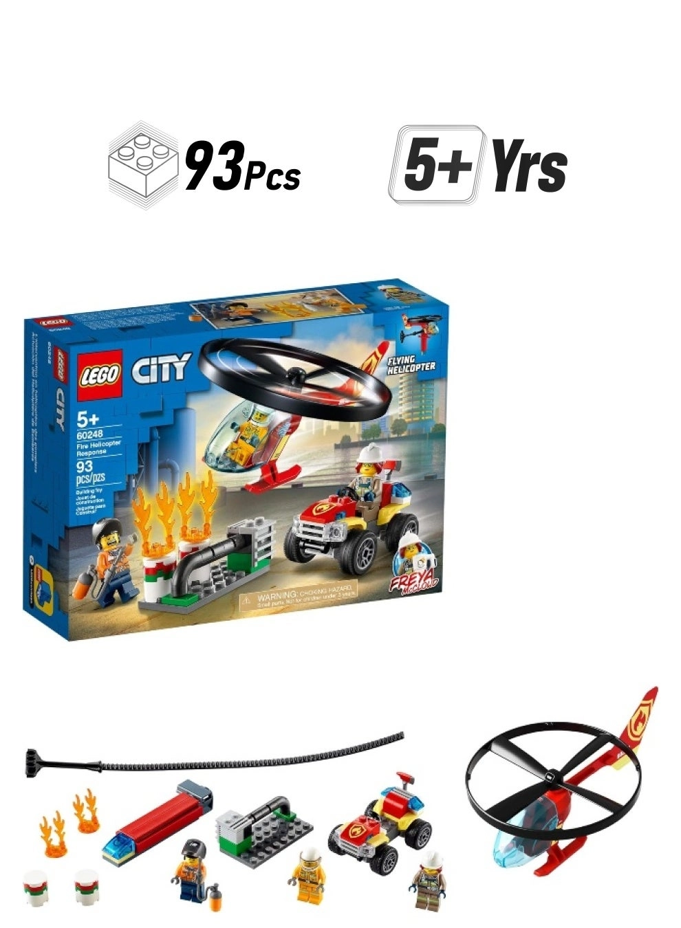 LEGO City Fire Helicopter Response (60248)