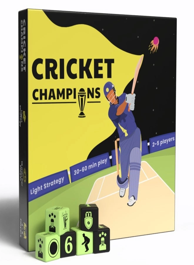 DESI BOARD GAMES Cricket Champions - Dice Game