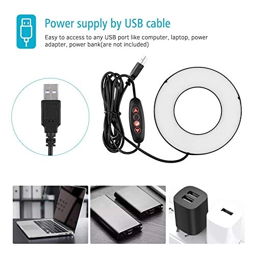 Ring Light LED - 6" Tripod 3 Light Modes