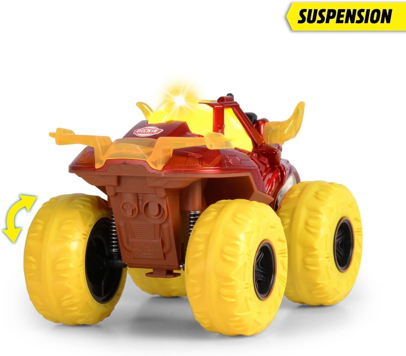 Flaming Fire Monster Truck