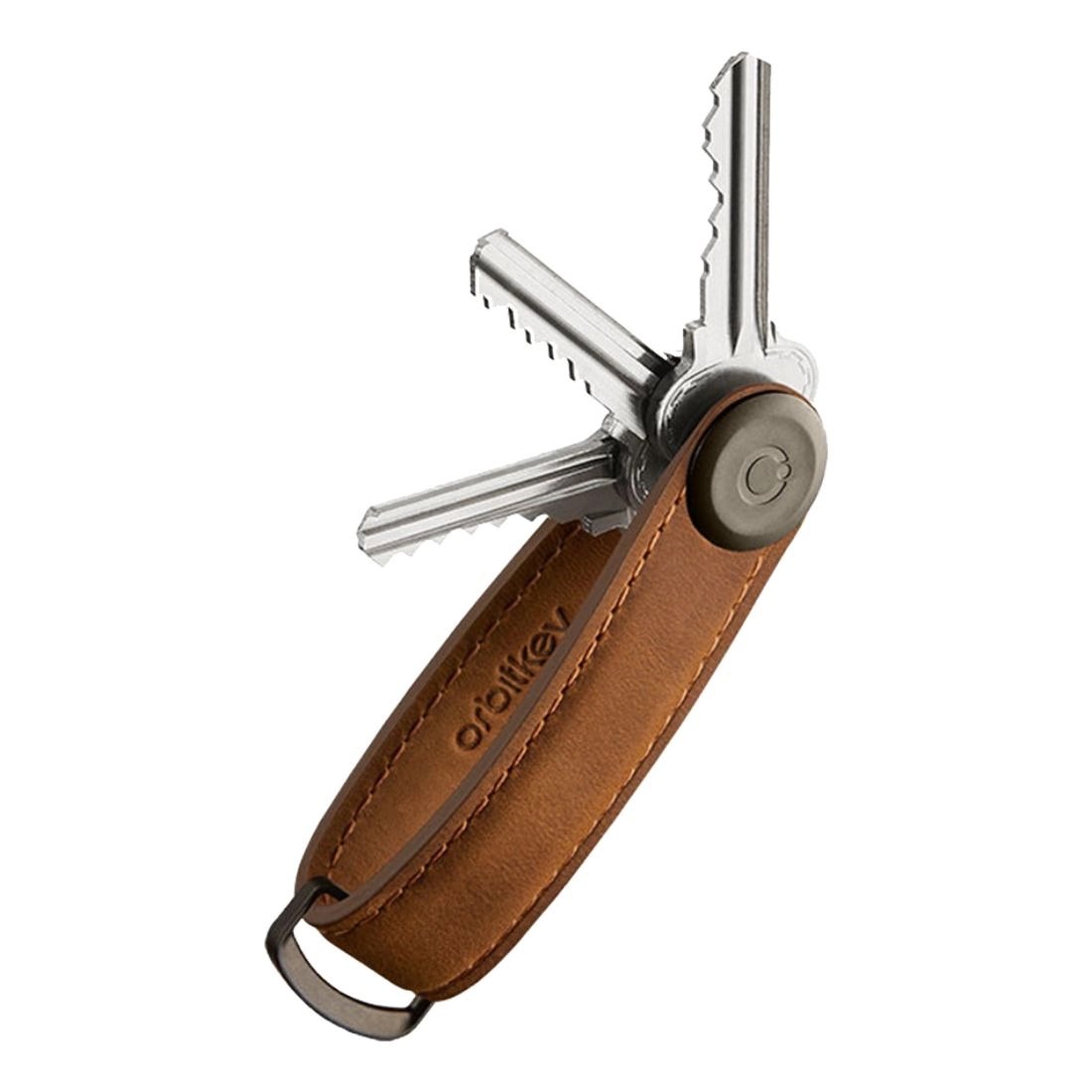 Orbitkey Crazy Horse Leather Keychain
