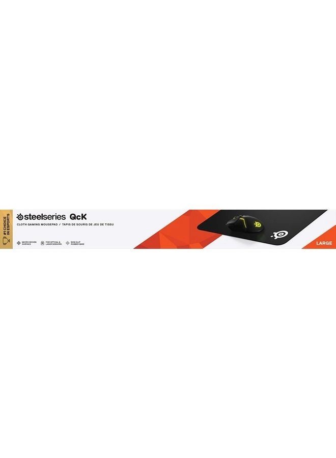 QcK Large Cloth Gaming Mouse Pad - 45x40 cm