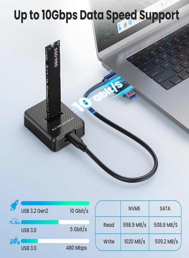 Nvme & Sata M.2 Reader/Writer - USB-A/C M Key B+M Key