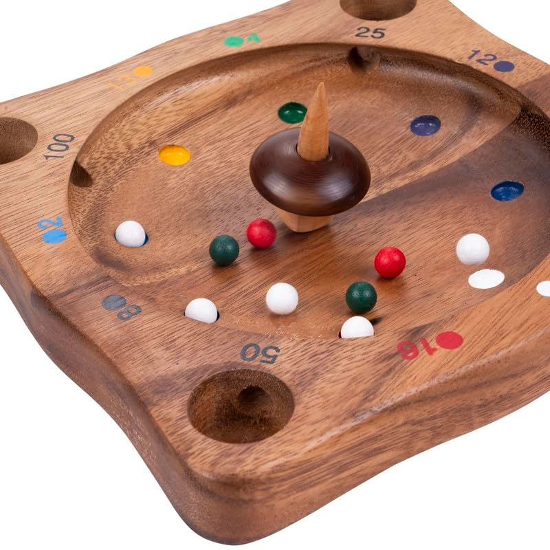 350490 - Wooden Zipline Wheel Game of Chance