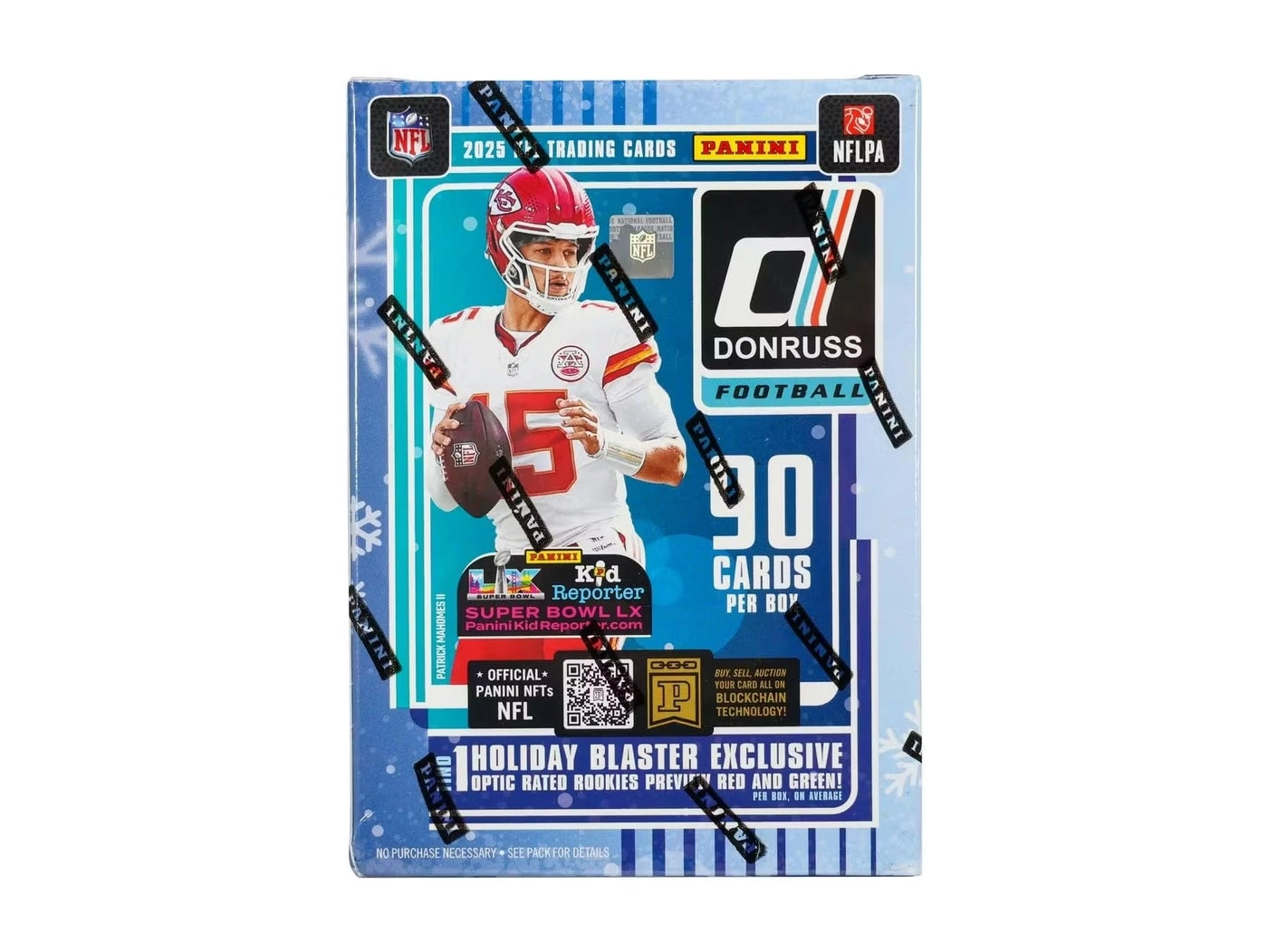 Donruss Holiday Football Blaster Box - 90pcs