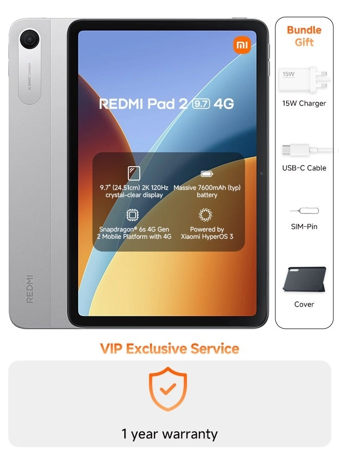 Xiaomi Redmi Pad 2 9.7 LTE 4GB RAM 128GB