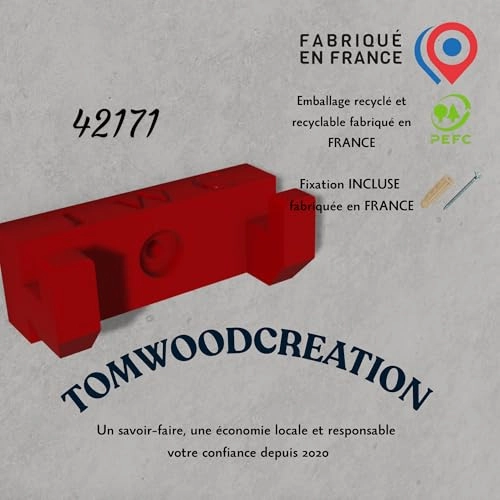 Wall Mount Compatible for Lego - Made in France Plastic