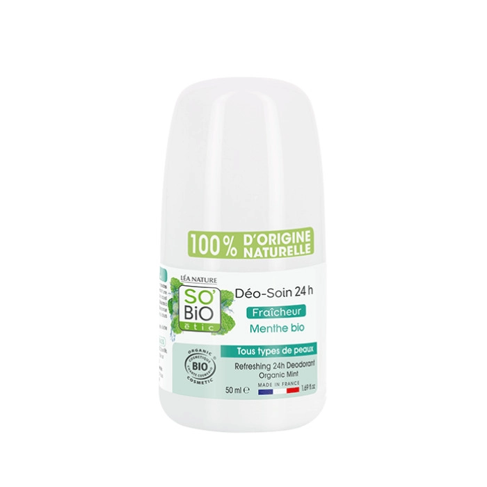 SO’BiO étic Organic 24H Deodorant - Mint 50ml