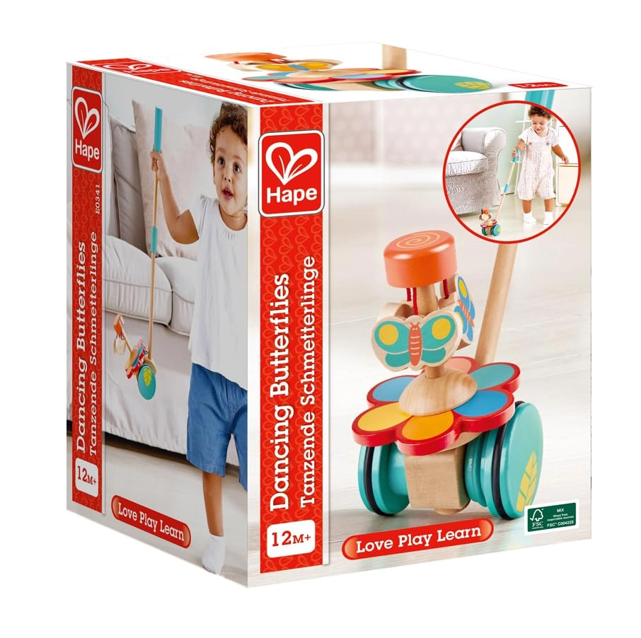 Dancing Butterflies - 12 Months Wooden