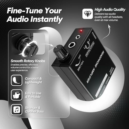 Headphone Amplifier - RCA Input 3.5mm 6.3mm Output