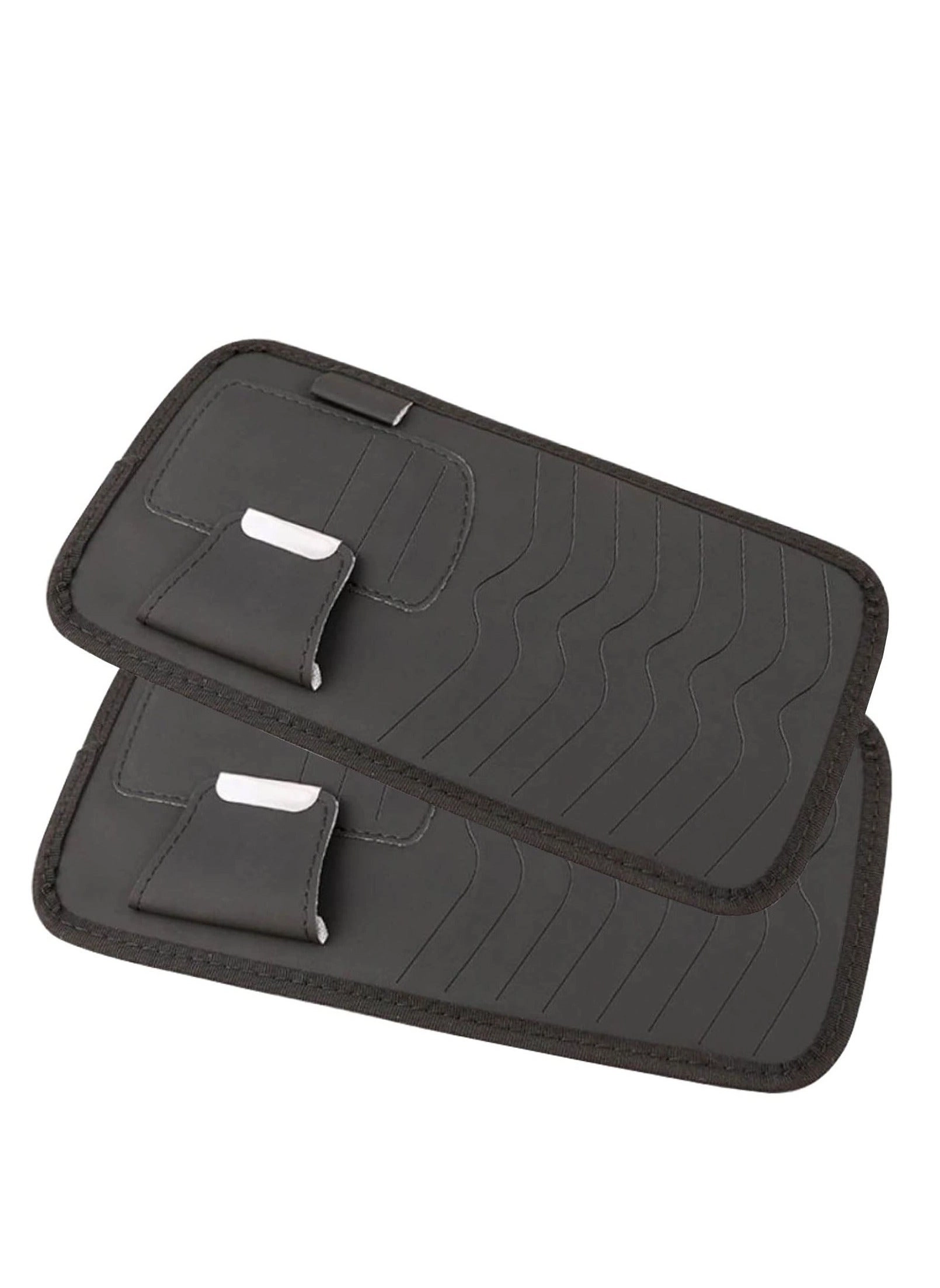 Y&D Sun Visor Organizer - 2 piece(s) Black with Zipper