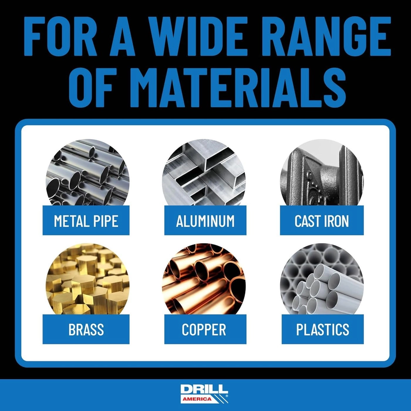 POU1NPTW/DRILL - Carbon steel 1-5/32"