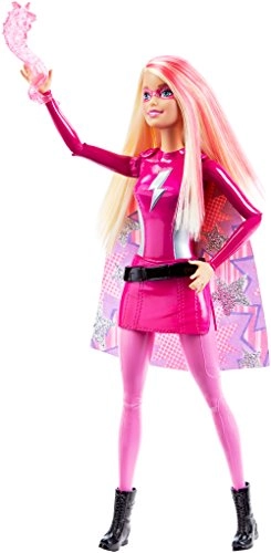 Barbie Power Super Hero Doll - Blonde hair streaked with pink translucent pink power piece