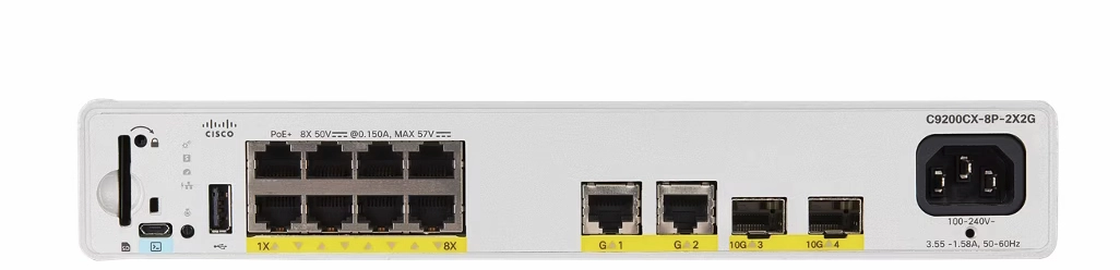 Cisco C9200CX-8P-2X2G-E 8-ports