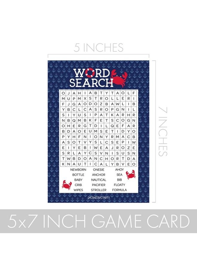 Ahoy It'S A Boy - 20 Player Cards