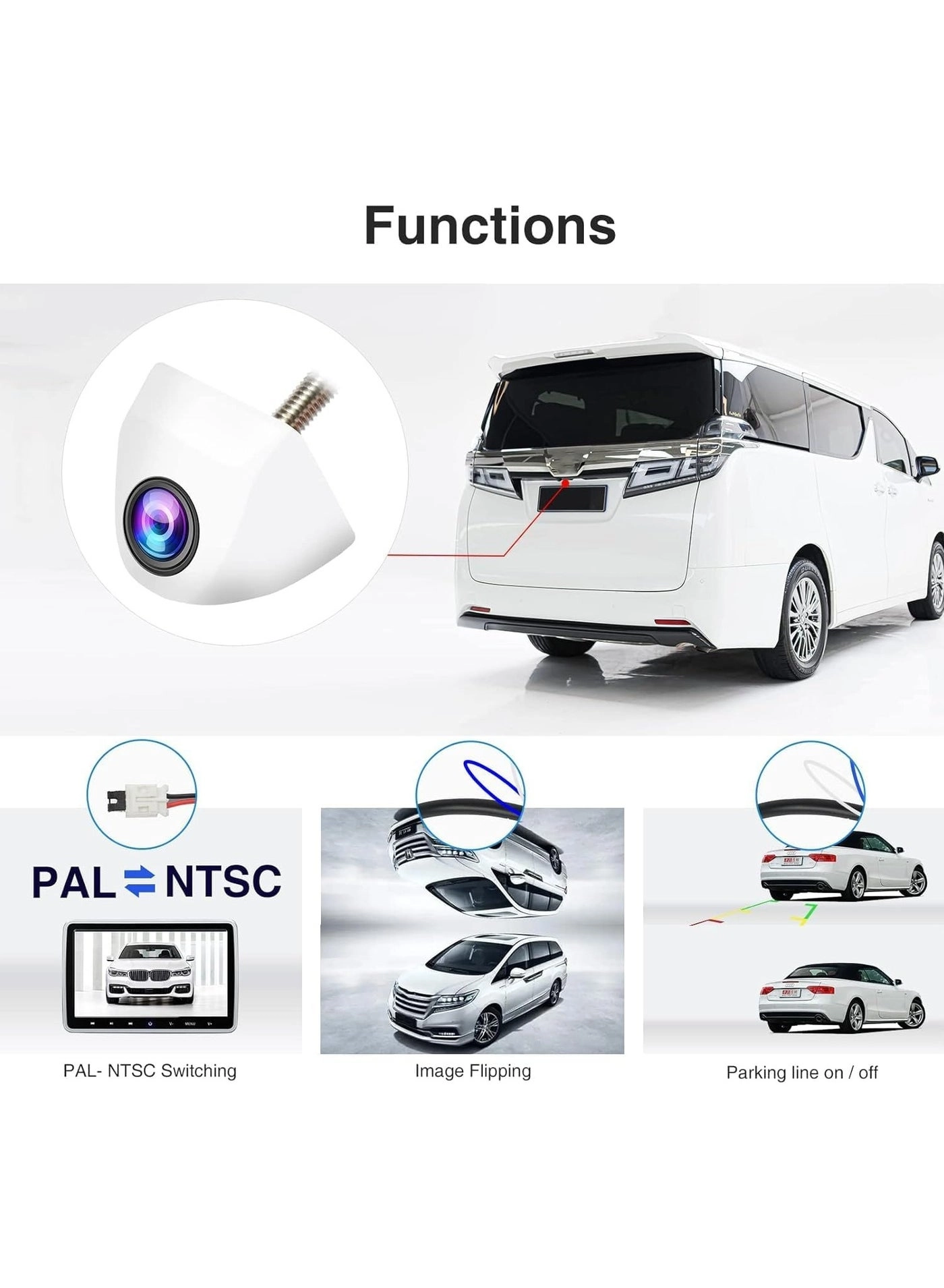 Vehicle Backup Cameras - Night Vision 1920x1080P