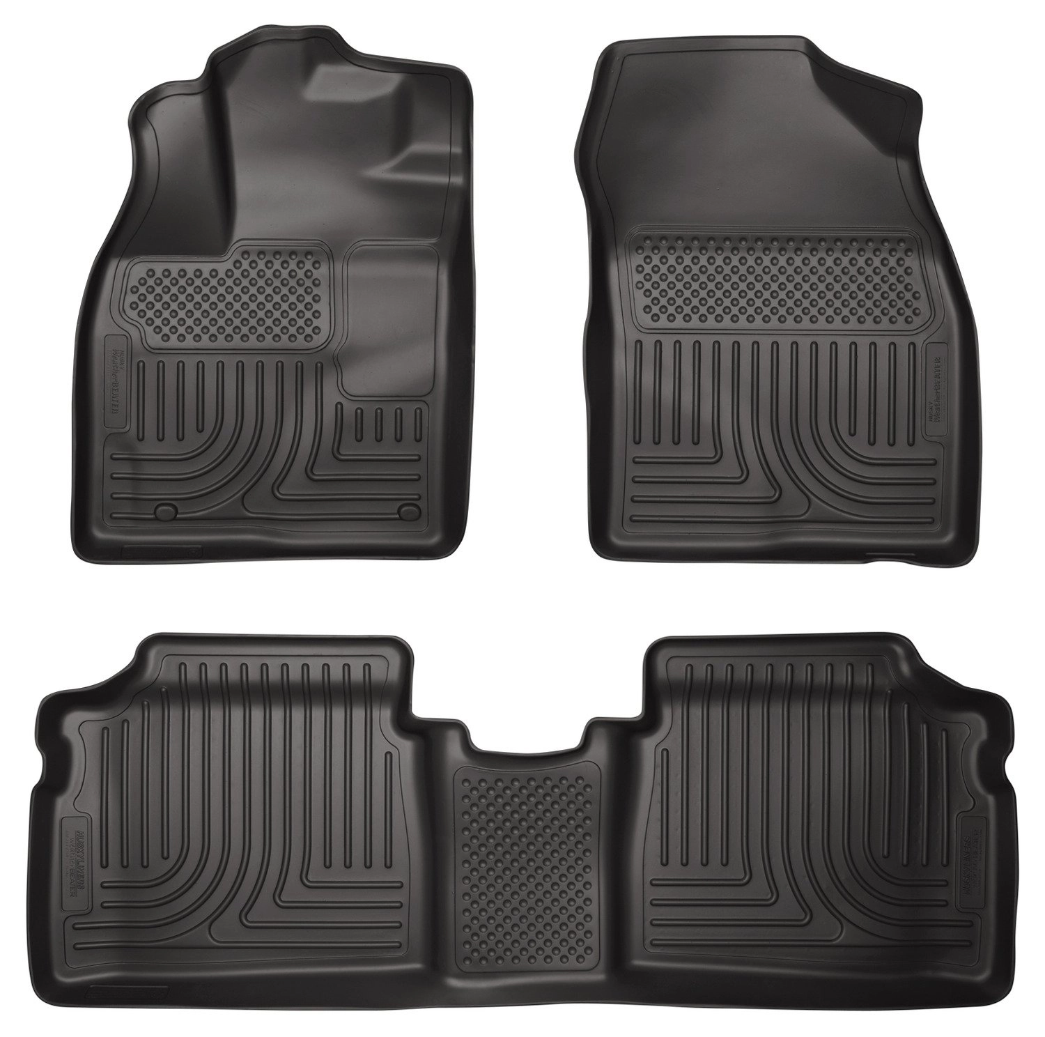 Husky Liners Weatherbeater - Toyota Prius Plug - In 2012-2015 Front & 2nd Row