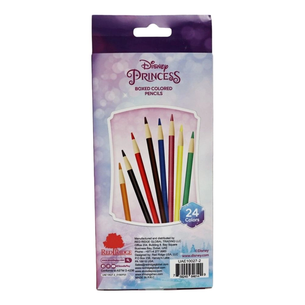 SKOODLES Disney Princess Colored Pencils - 24