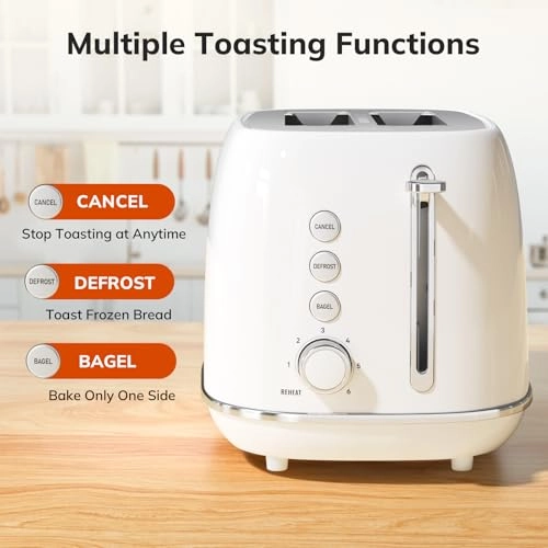 Smart Touch Screen Toaster - 2 Slice