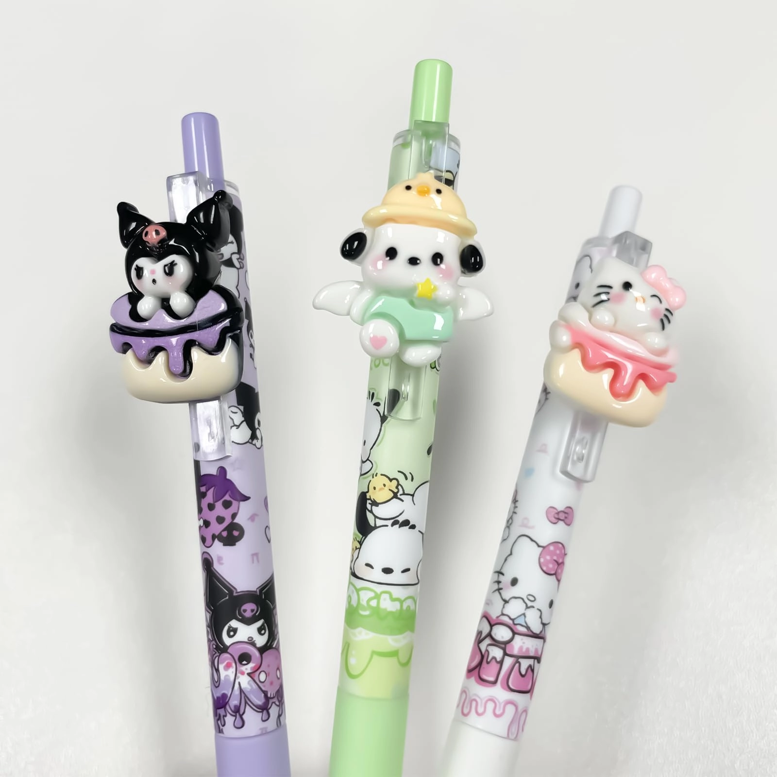 Sanri Pens - 6 black gel pens 0_5mm
