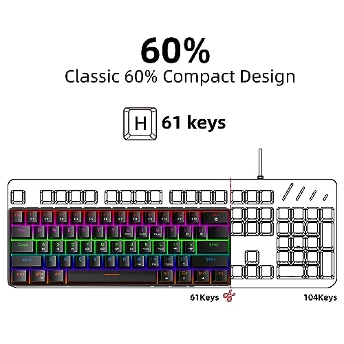60% Wired Mechanical Keyboard - Wired