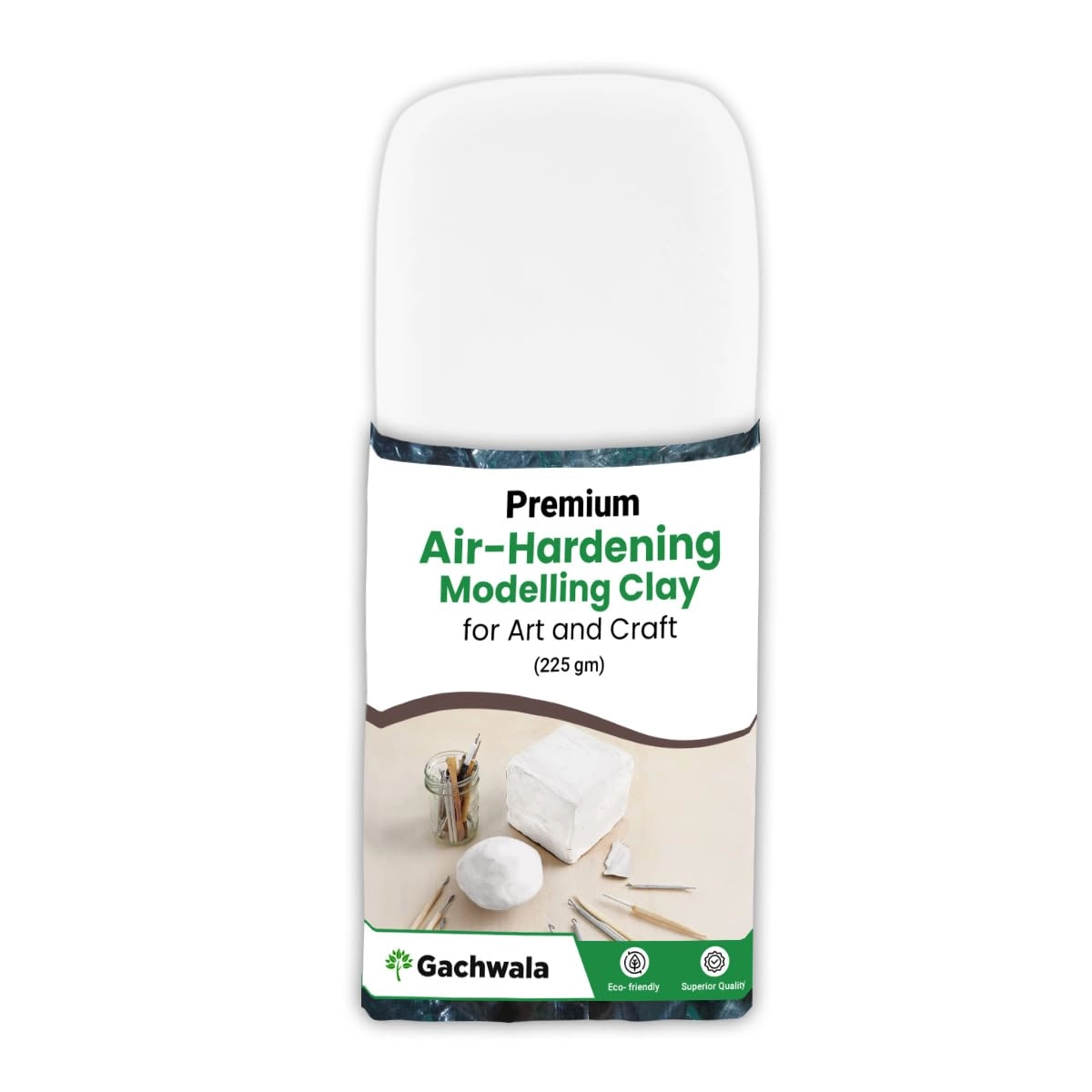 Premium Air Dry Clay - 225gm 2pcs.