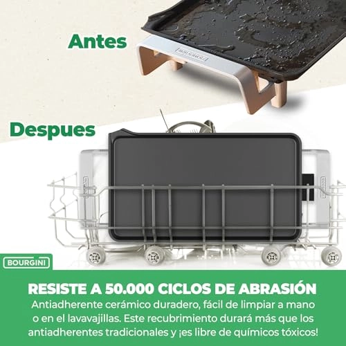 2550 W Kitchen Griddle - 58 x 33 cm