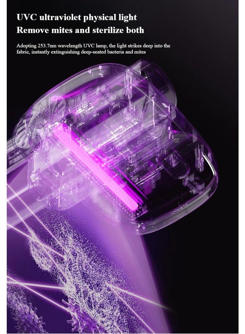 Wireless Vacuum Cleaner - UV-C Light 11Kpa Suction