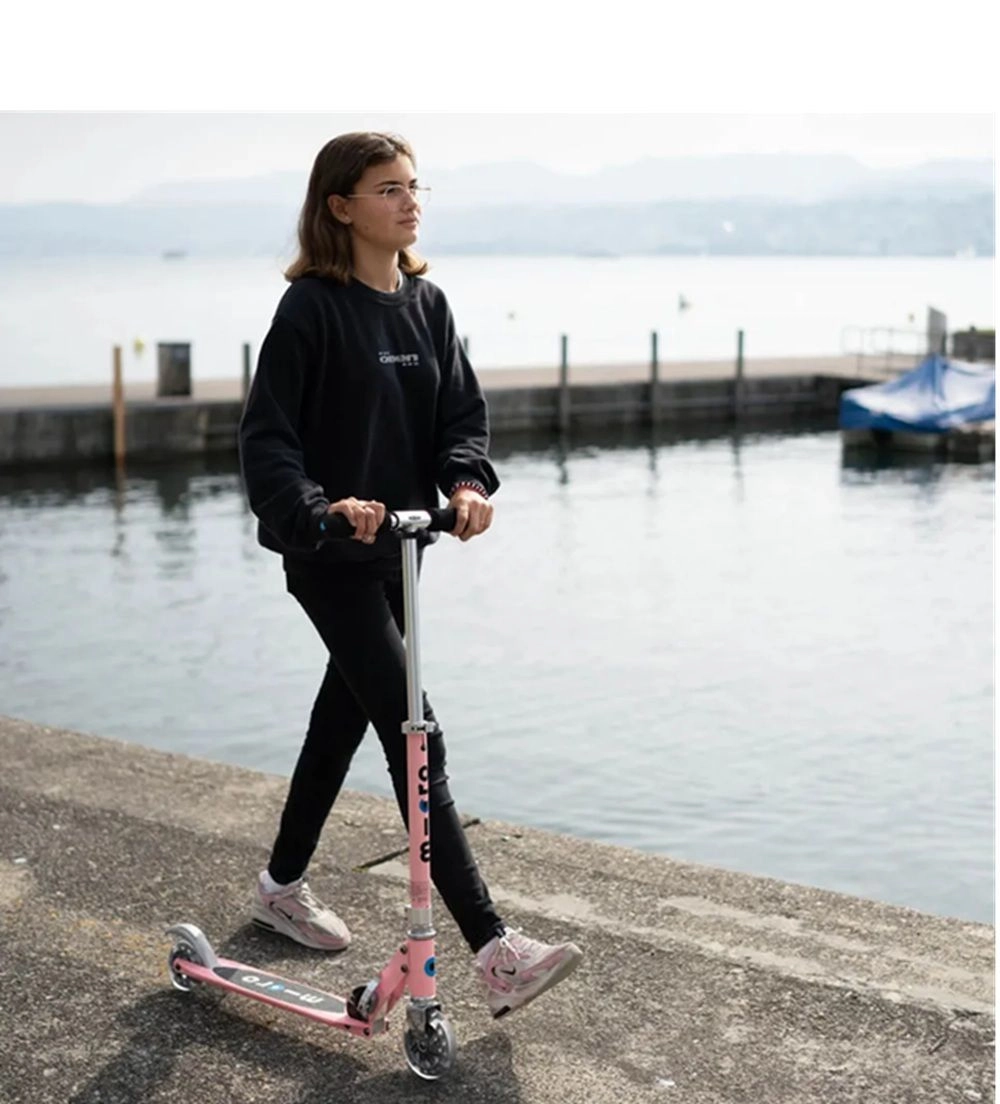 Sprite Kick Scooter – 120/80 mm LED Foldable