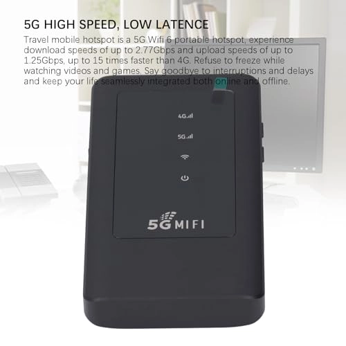 Portable WiFi Hotspot - 2.77Gbps WiFi6