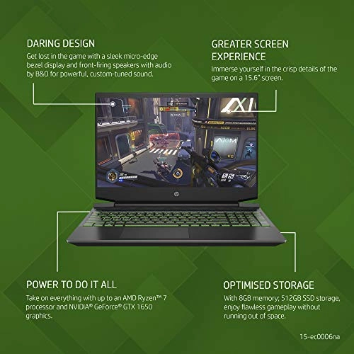 Pavilion Power 15-ec0006na - 15.6'' Ryzen 7-3750H 8GB DDR4 512GB SSD