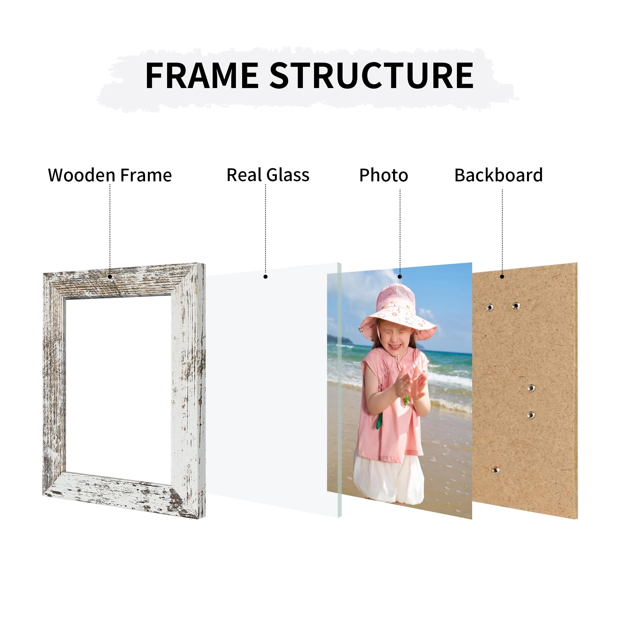 Collage Picture Frames - 5x5 in 3 Opening