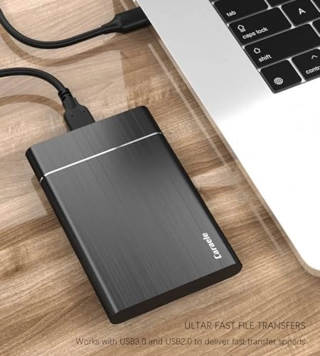 Portable External Hard Drive - 5400 RPM 1TB 2.5-inch HDD