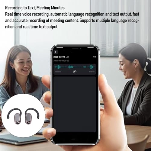 Al Translation Earphones - over 164 languages + Earphone Charging Case + Charging Cable + User Manual