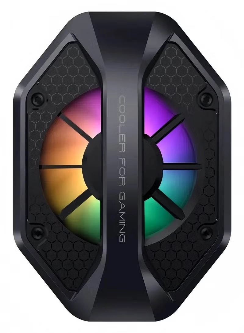 Ice Cooler Back Clip - 30W Colorful Light Effect