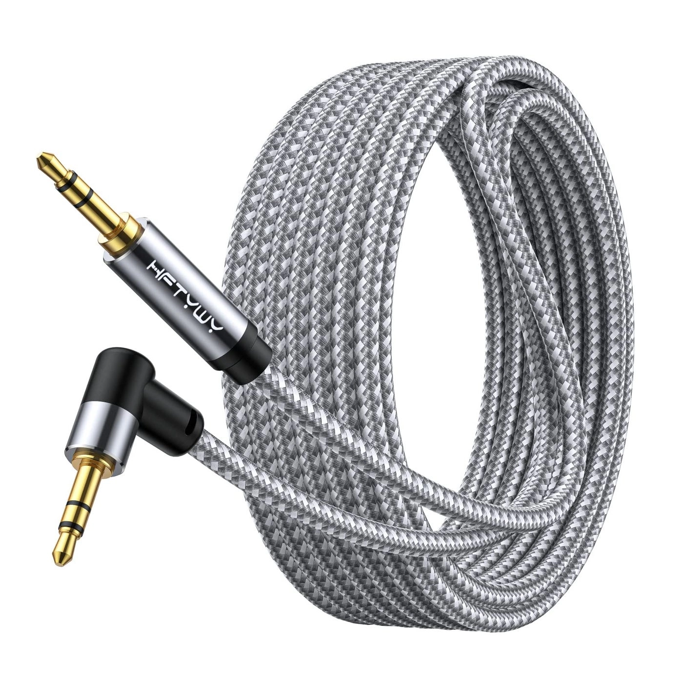 Hftywy Aux Cord for Car, Home Stereos, Speakers, Tablets - 3.5mm 30 ft