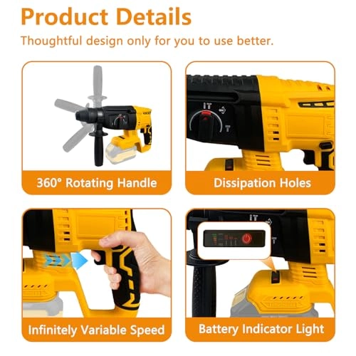 Cordless Hammer Drill - Brushless 18V SDS Plus