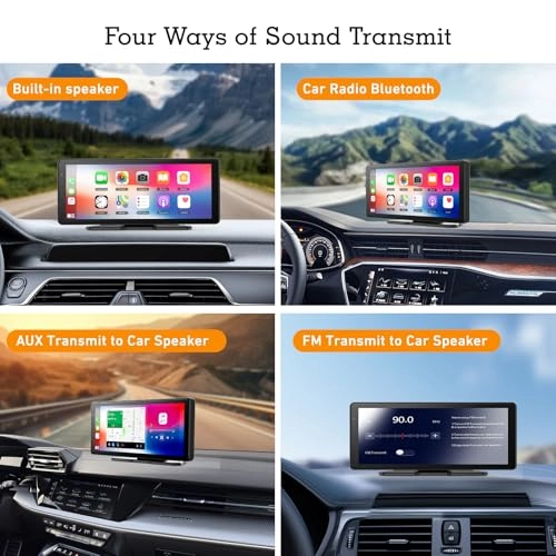 Carplay & Android Auto with Dash Cam - 4K