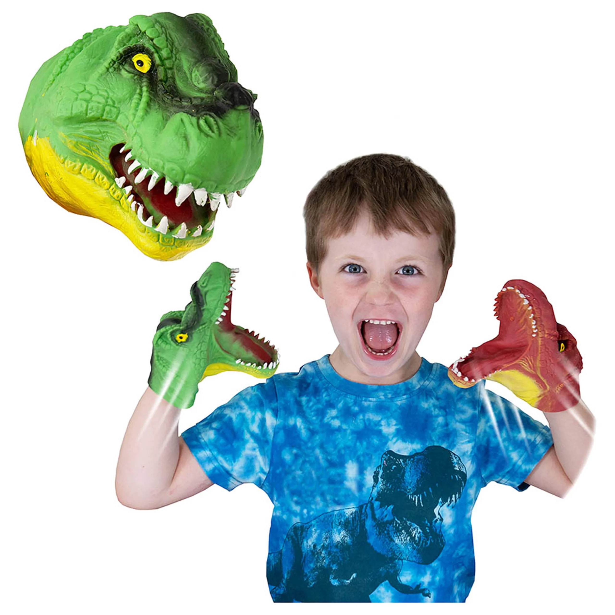 Snap Attack T-Rex Puppet - hand puppet