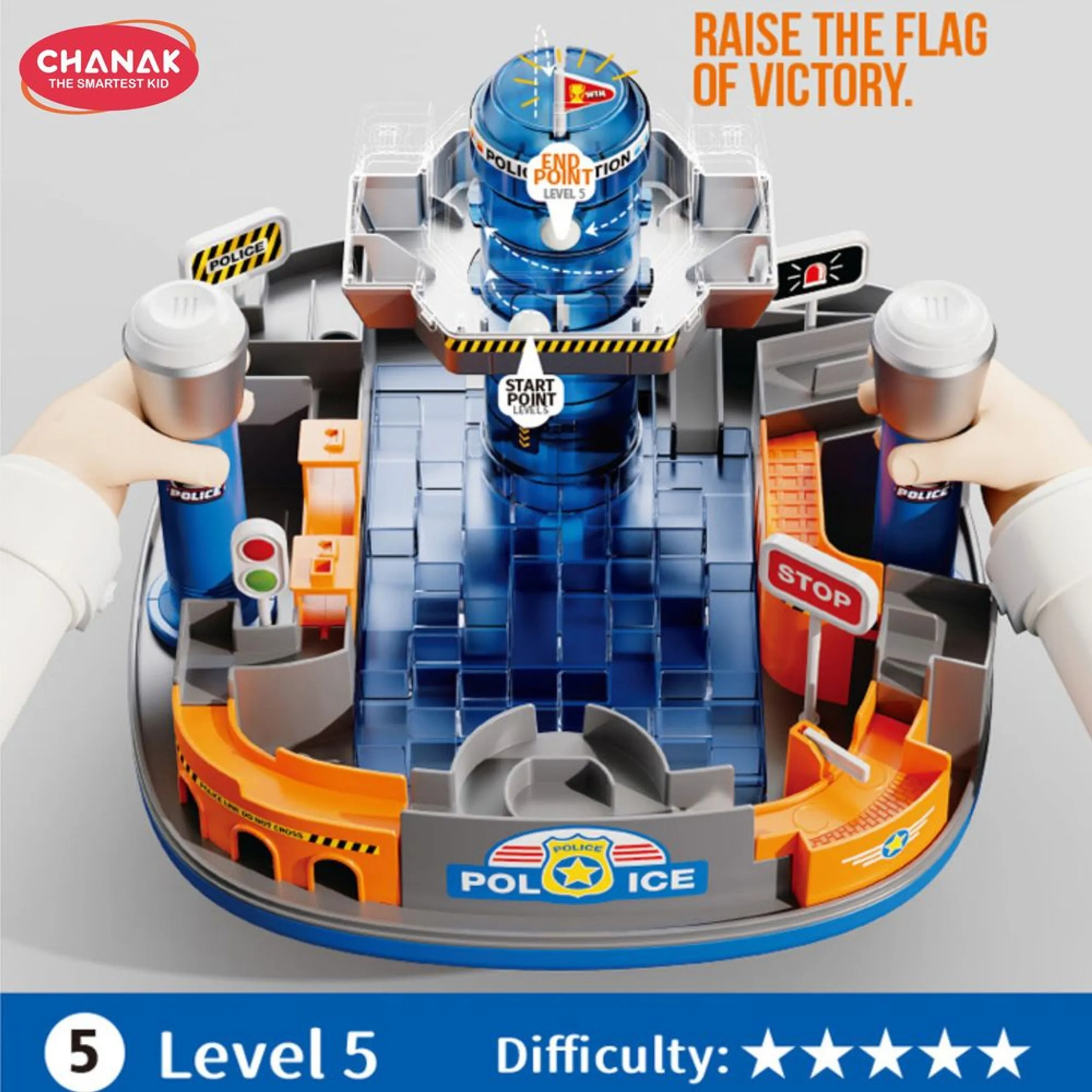 Police Maze Tower 3D Puzzle (46966191-MKD220A) - 16 pcs