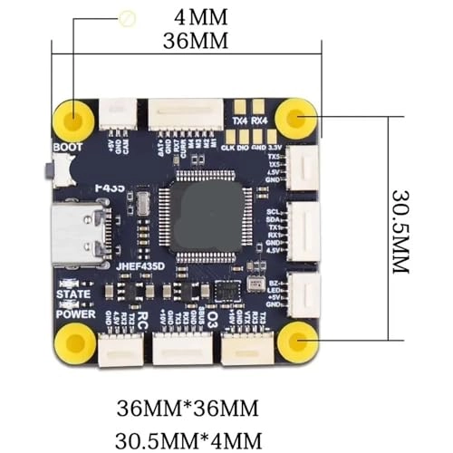 F405W Fixed Wing Flight Control Board - STM32F405RGT6 ICM42688-P