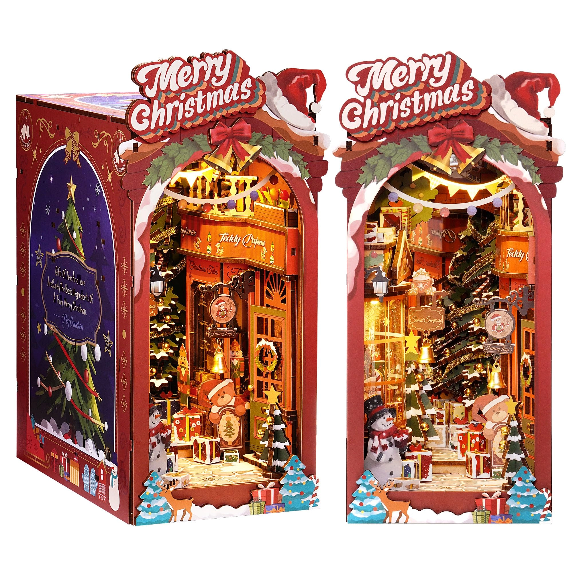 Book Nook - Christmas Indoor Scene