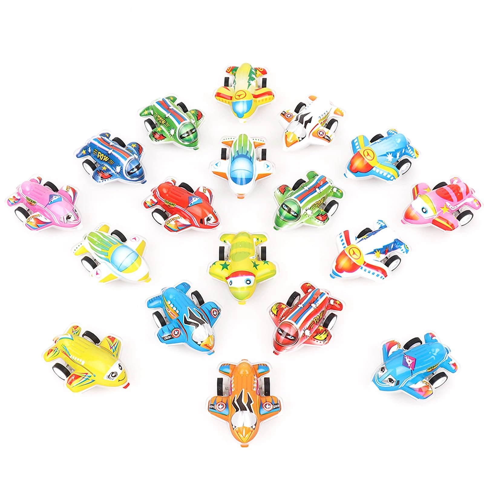 adecortalk Mini Pull Back Planes - 36 pcs