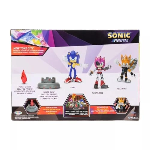 Sonic + Tails Nine + Rusty Rose + Prism Shard - Sonic Prime