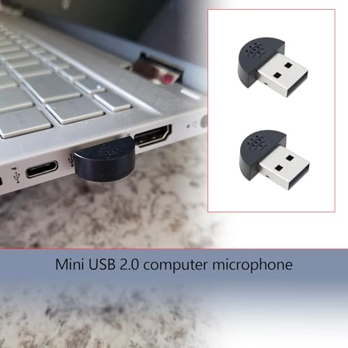 Mini USB 2.0 USB Microphone 2 Pieces