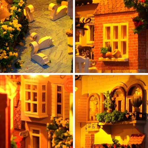 DIY Dollhouse Miniature Book Nook - Holiday 1:32