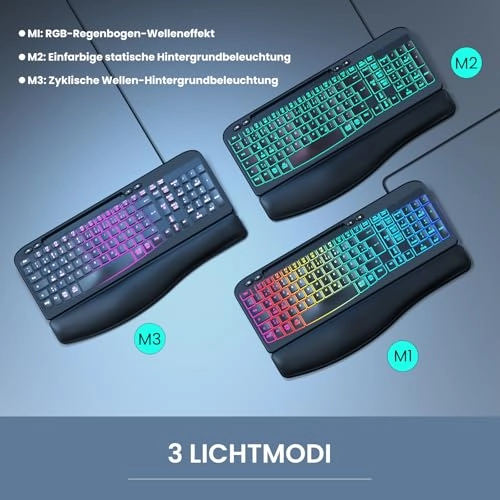 Illuminated Keyboard - QWERTZ Wired