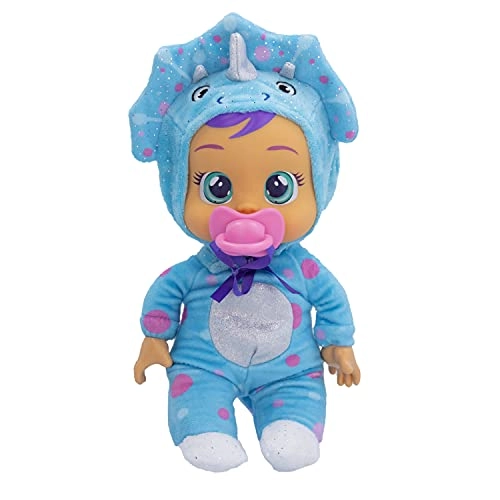 CRY BABIES Tina Baby Doll - 9 inch Cries Real tears Blue