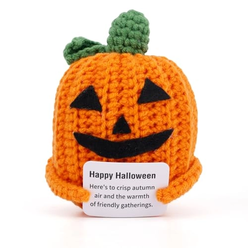 Pumpkin Crochet Pumpkin Doll 9.5 cm Handmade