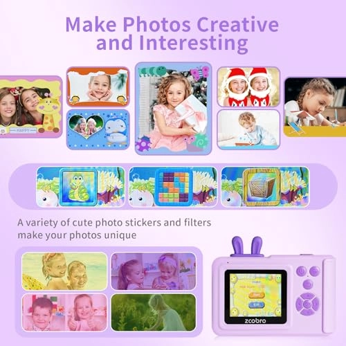 KC5 - Instant Print Camera Purple 5 MP